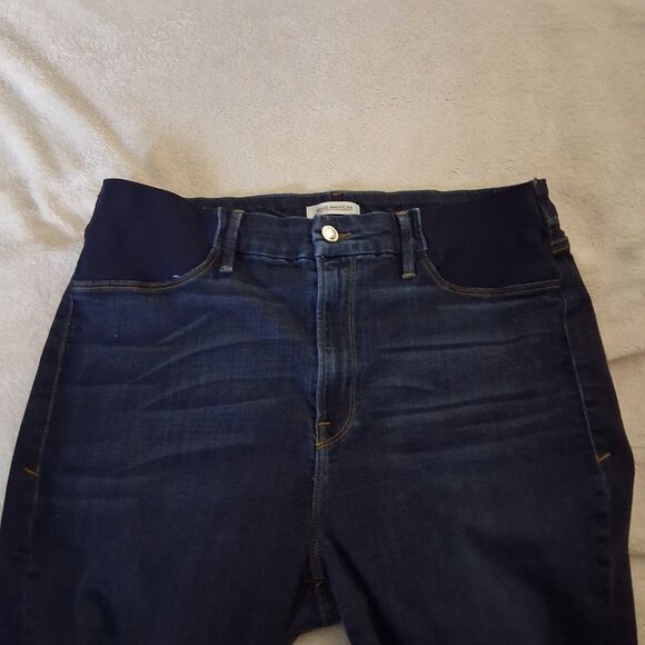 Good American Size 16 Good Mama Side Inserts Skinny Leg Dark Wash Jeans - Picture 4 of 15